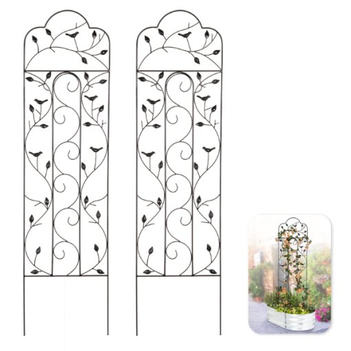 Metal Obelisk Trellis for Climbing Plants Outdoor 