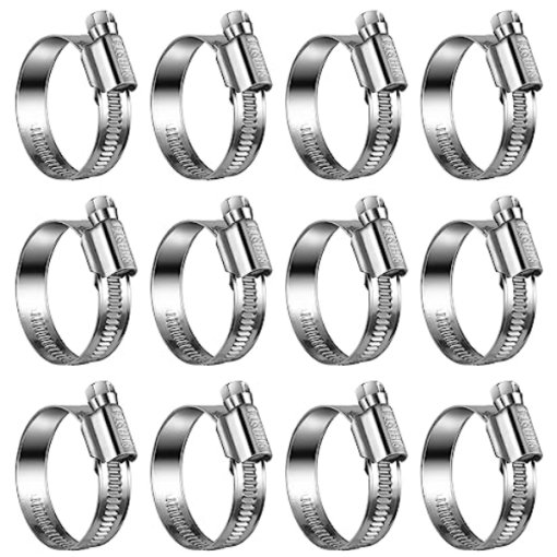 Stainless Steel Worm Fuel Line Hose Clamps